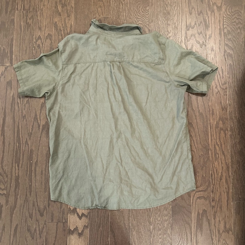 Outdoor Research Blue and Green Casual Button Down Shirt - Picture 5 of 13
